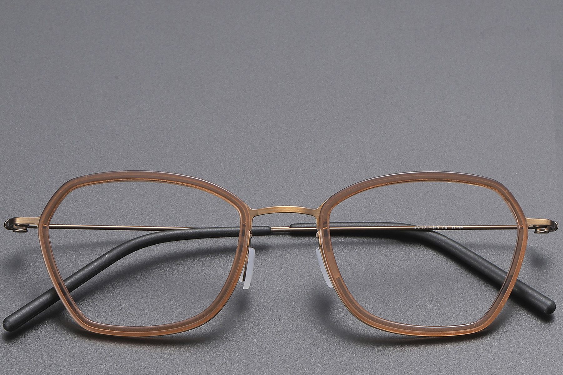 Butterfly Brown Titanium Glasses #BS1913-0505