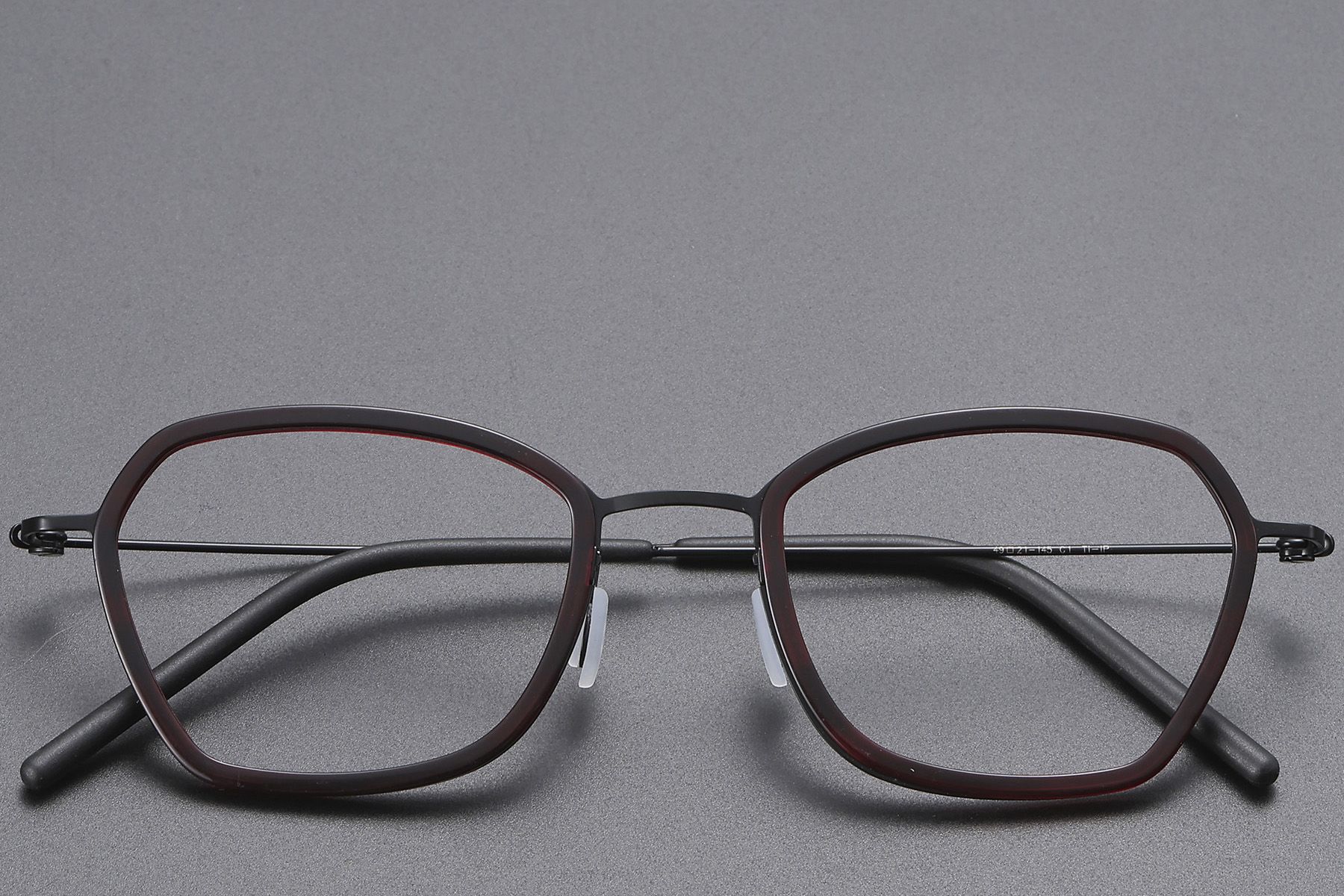 Butterfly Red Titanium Glasses #BS1913-0506