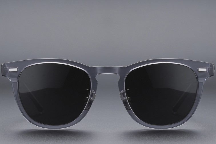 Oval Grey Acetate Sunglasses #BS1913-0524