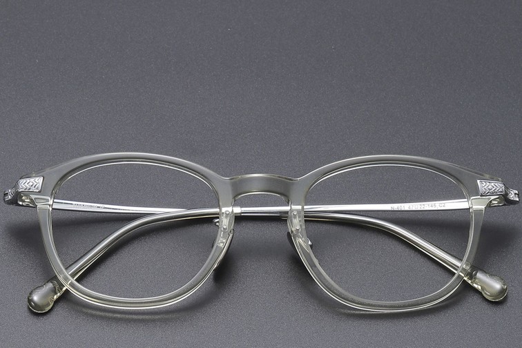 Ovale grüne Titanbrille #BS1913-0529