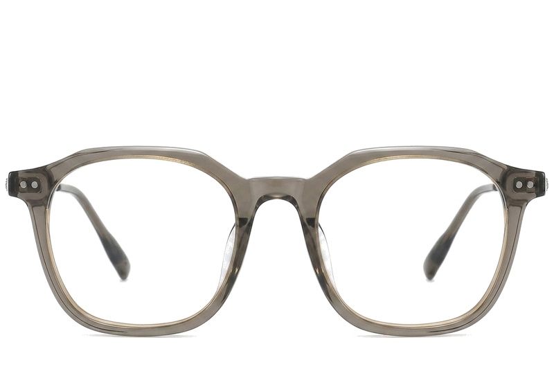 Rectangular Green Titanium Glasses #BS1913-0551