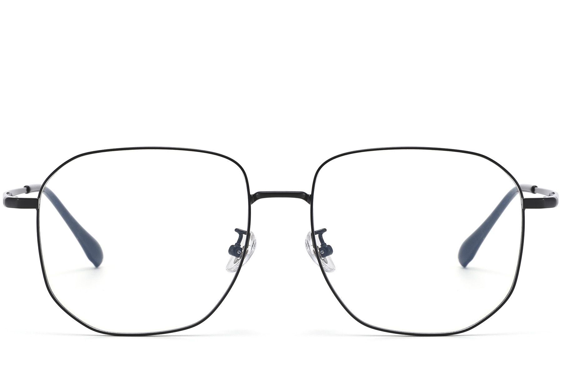 Occhiali geometrici in titanio nero #BS1913-0578