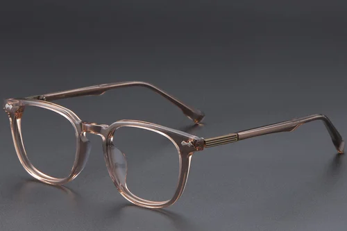 Lunettes rectangulaires en acétate brun #BS1913-0596