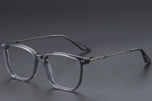 Rectangular Grey Acetate Glasses #BS1913-0600