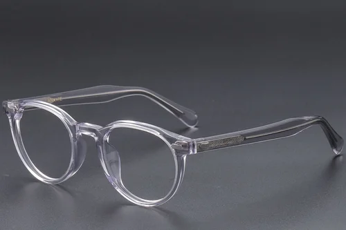 Verres ovales en acétate transparent #BS1913-0610