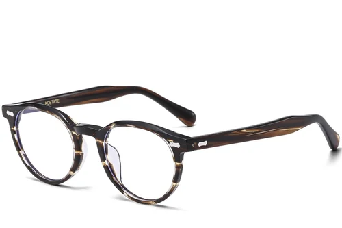 Lunettes ovales en acétate écaille de tortue #BS1913-0611