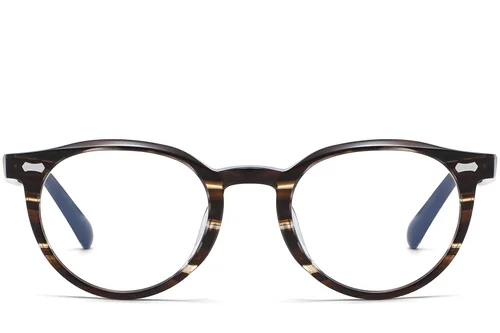 Lunettes ovales en acétate écaille de tortue #BS1913-0611