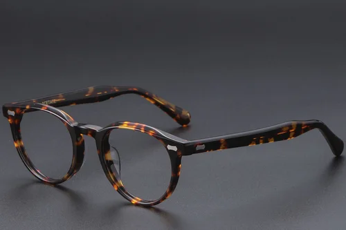 Lunettes ovales en acétate écaille de tortue #BS1913-0612