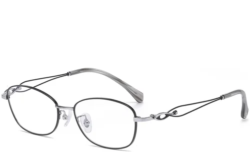 Lunettes papillon en métal noir #BS1913-0614