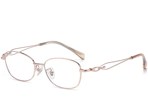 Lunettes papillon en métal doré #BS1913-0616