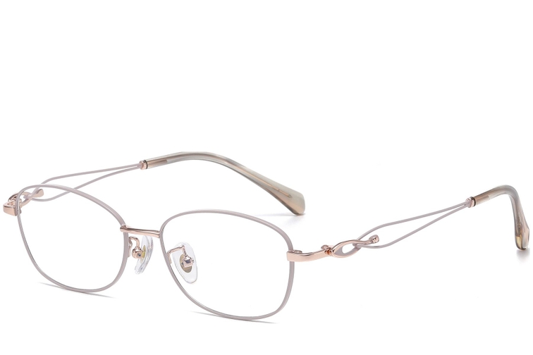 Butterfly Pink Metal Glasses #BS1913-0617