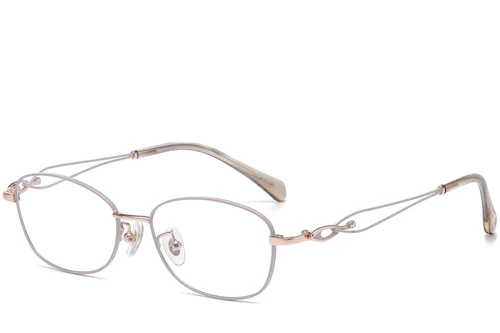 Butterfly Pink Metal Glasses #BS1913-0617