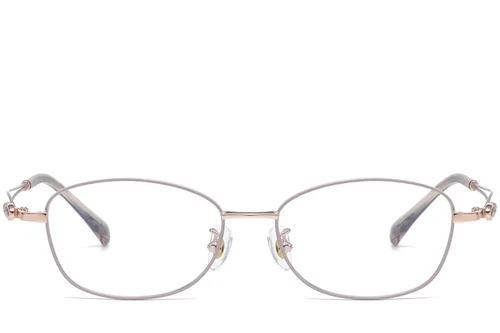 Lunettes papillon roses en métal #BS1913-0617