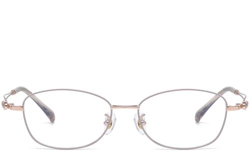Butterfly Pink Metal Glasses #BS1913-0617