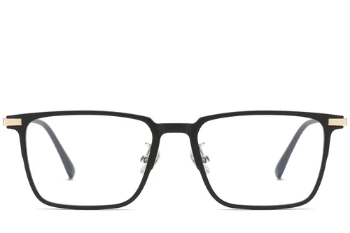 Lunettes rectangulaires noires TR90 #BS1913-0618