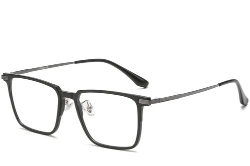 Lunettes rectangulaires noires TR90 #BS1913-0621