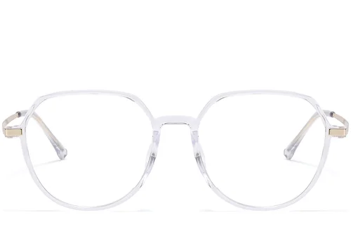 Lunettes ovales transparentes TR90 #BS1913-0622