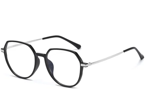 Lunettes ovales noires TR90 #BS1913-0623