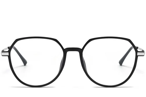 Lunettes ovales noires TR90 #BS1913-0623