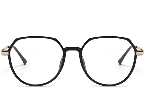 Lunettes ovales noires TR90 #BS1913-0624