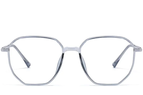 Lunettes géométriques grises TR90 #BS1913-0625