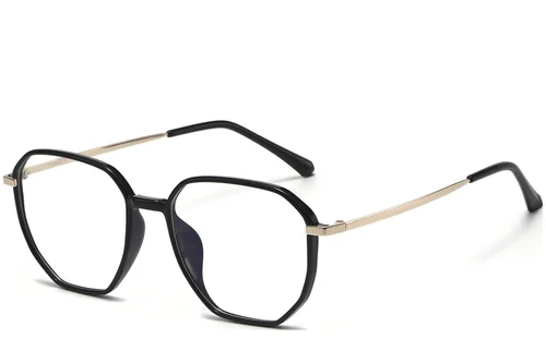 Lunettes géométriques noires TR90 #BS1913-0627