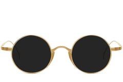 Round Golden Titanium Sunglasses #BS1913-0629