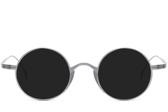 Round Silver Titanium Sunglasses #BS1913-0630