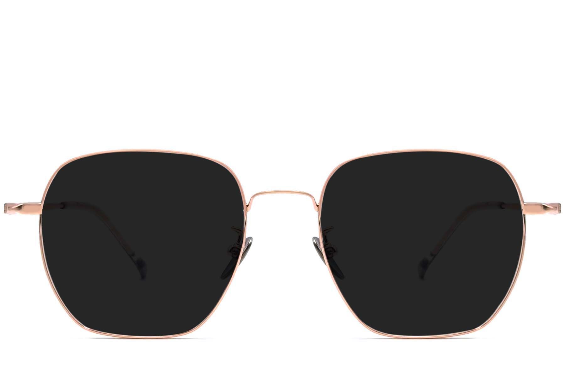 Geometric Pink Titanium Sunglasses #BS1913-0634