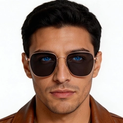 Geometric Pink Titanium Sunglasses #BS1913-0634