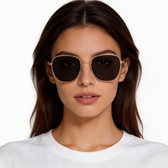 Geometric Pink Titanium Sunglasses #BS1913-0634