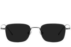 Rectangular Grey Titanium Sunglasses #BS1913-0643