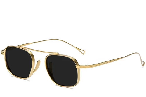 Aviator Golden Titanium Sunglasses #BS1913-0650