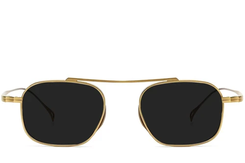 Aviator Golden Titanium Sunglasses #BS1913-0650
