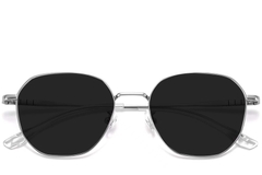 Geometric Silver Titanium Sunglasses #BS1913-0654
