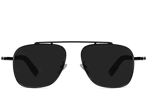 Aviator Black Titanium Sunglasses #BS1913-0658