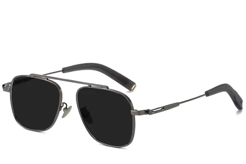 Aviator Grey Titanium Sunglasses #BS1913-0661