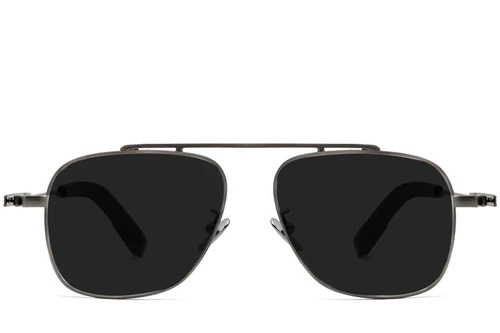 Aviator Grey Titanium Sunglasses #BS1913-0661