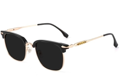 Semi-rimless Golden TR90 Sunglasses #BS1913-0663