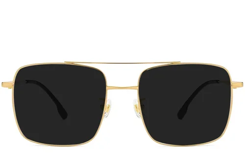 Lunettes de soleil Aviator en titane doré #BS1913-0671