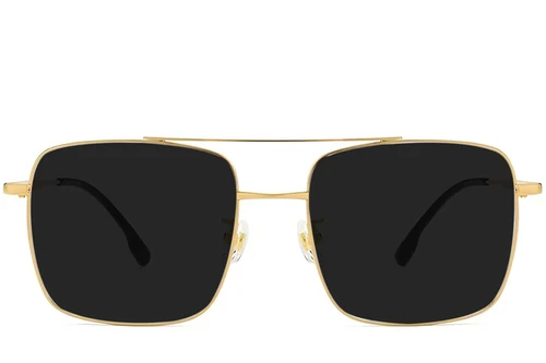 Aviator Golden Titanium Sunglasses #BS1913-0671