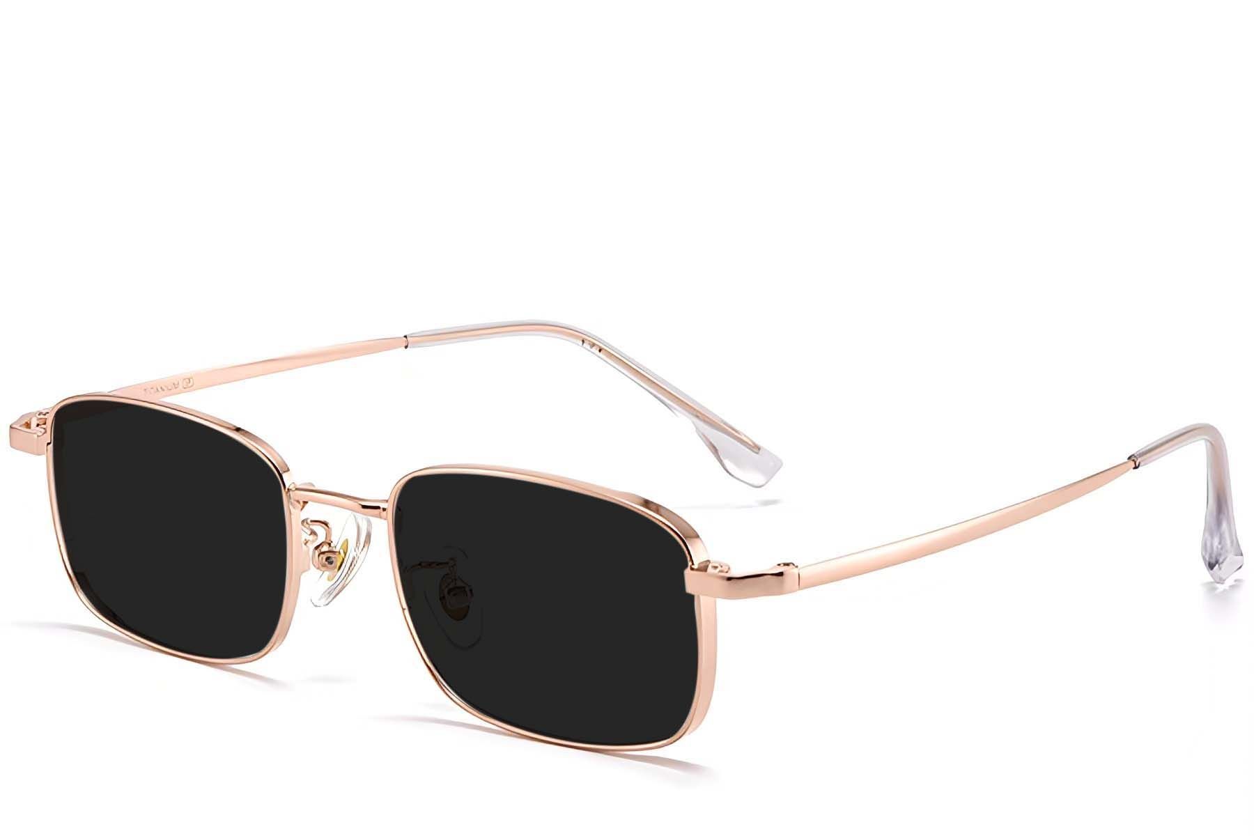 Rectangular Pink Titanium Sunglasses #BS1913-0682