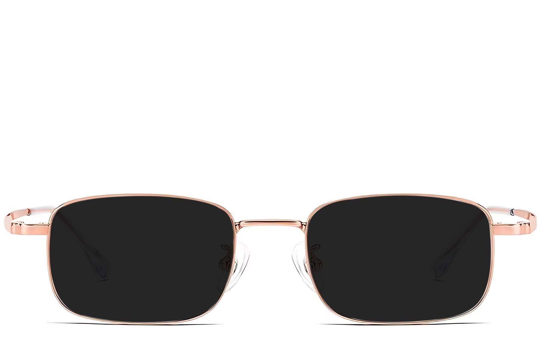 Rectangular Pink Titanium Sunglasses #BS1913-0682