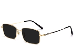 Rectangular Golden Titanium Sunglasses #BS1913-0716