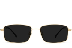 Rectangular Golden Titanium Sunglasses #BS1913-0716