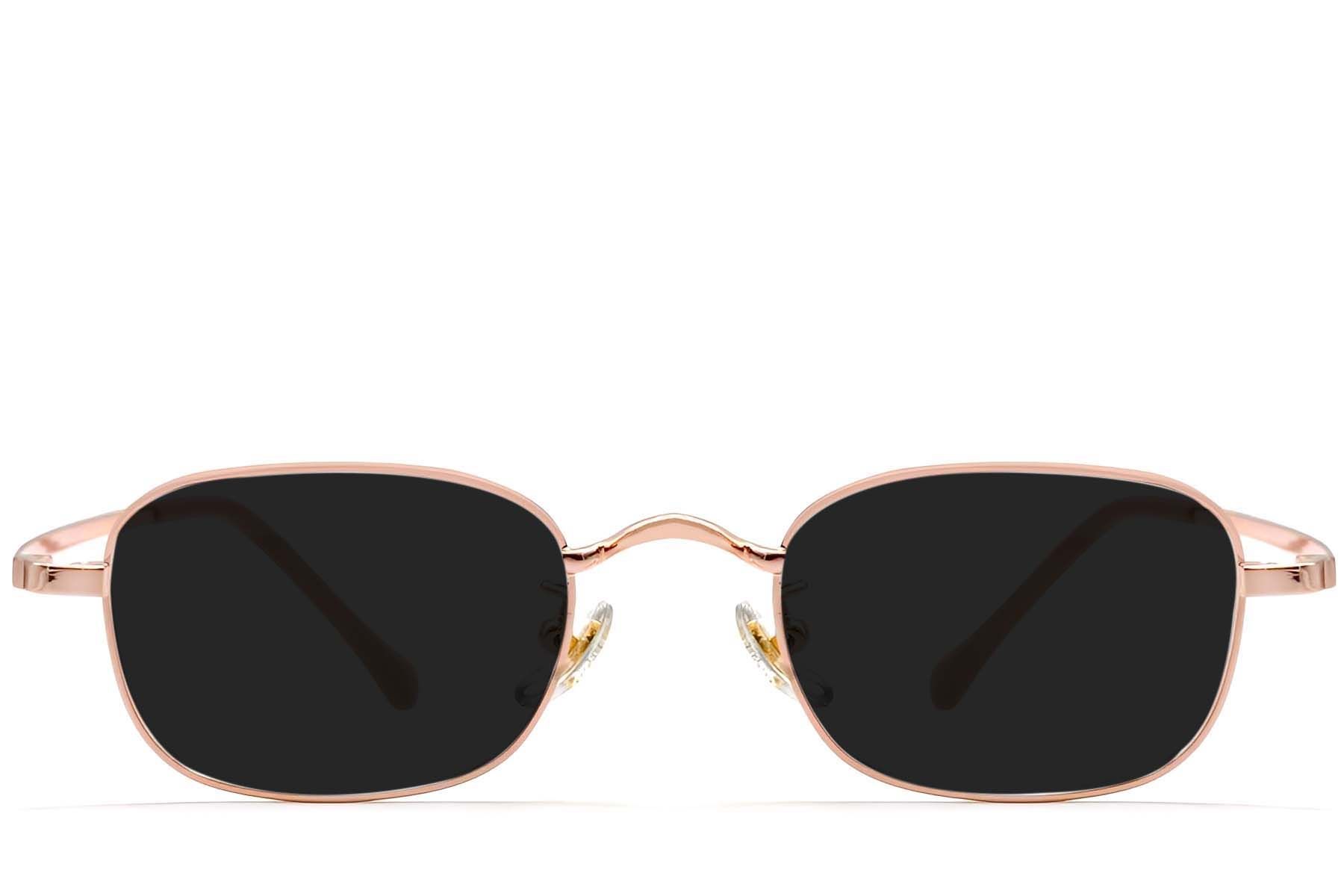 Rectangular Pink Titanium Sunglasses #BS1913-0725