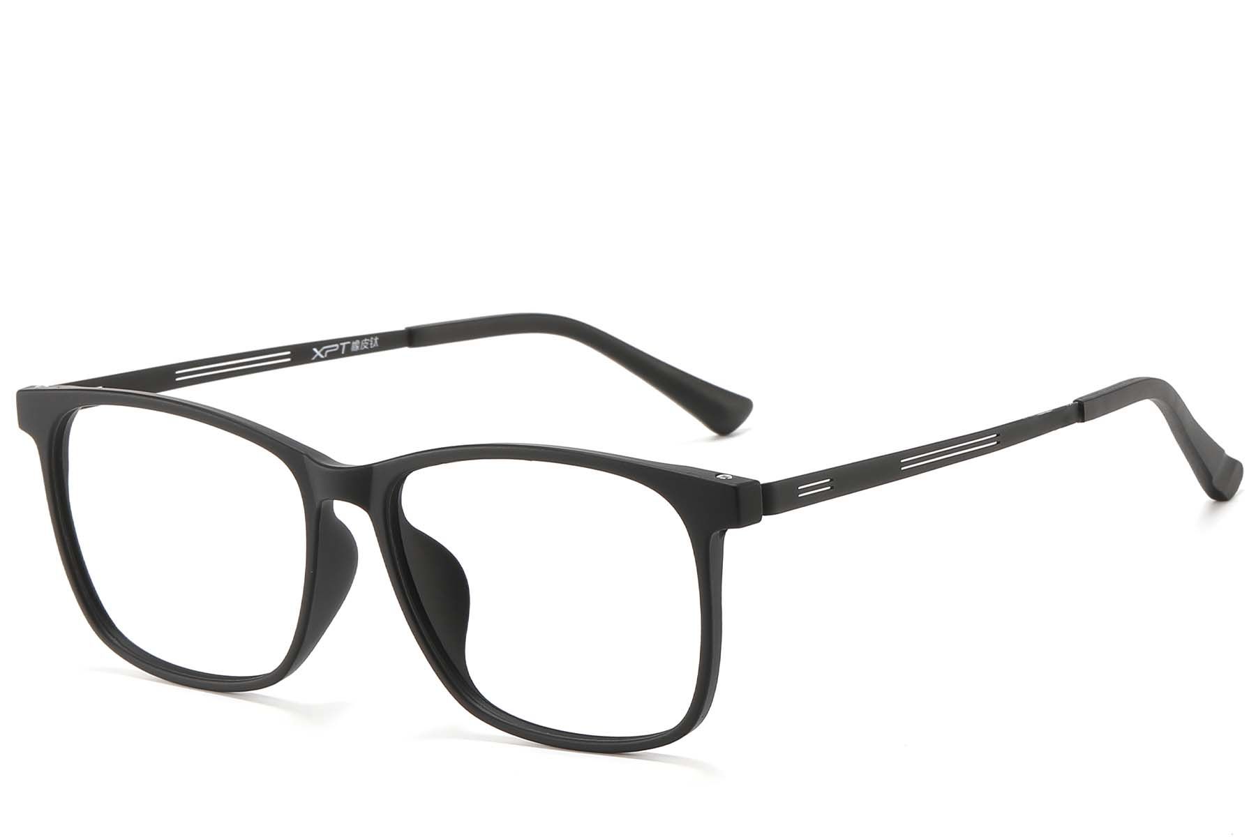 Rectangular Black TR90 Glasses #BS1913-0740