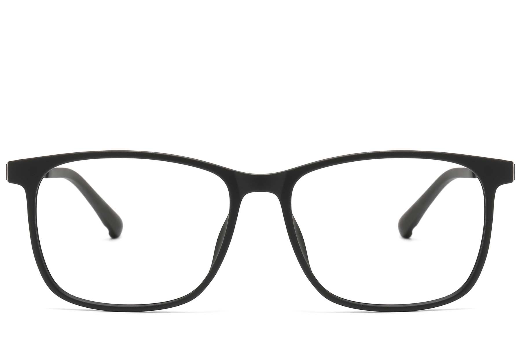 Rectangular Black TR90 Glasses #BS1913-0740