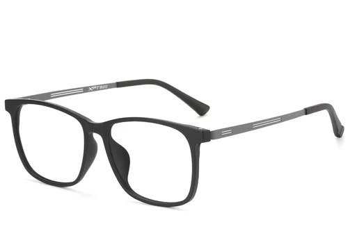Lunettes rectangulaires noires TR90 #BS1913-0741