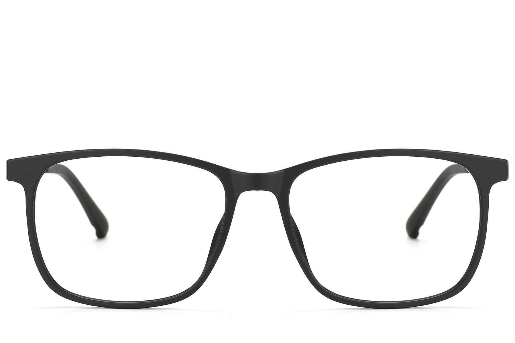 Rectangular Black TR90 Glasses #BS1913-0741